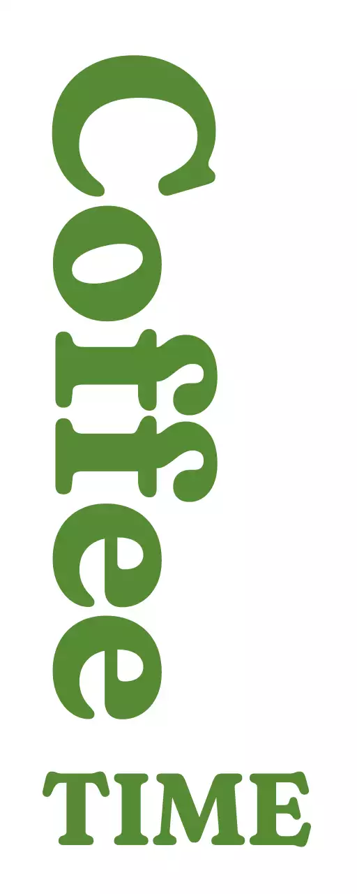 빈티지 감성의 카페 간판