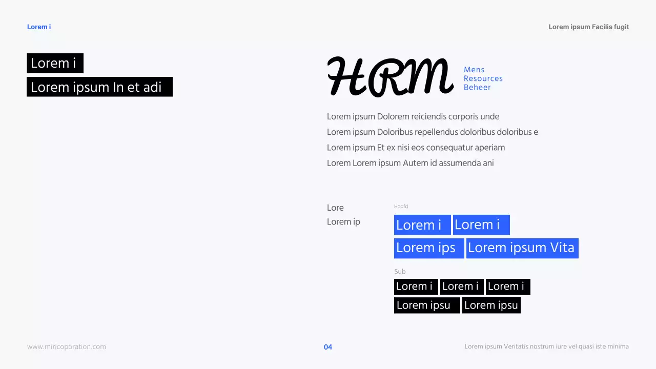 Cursusmateriaal Moderne HR Loopbanen in Blauw en Zwart