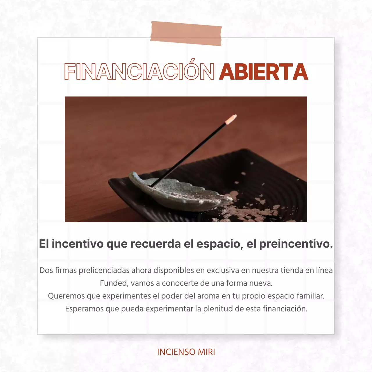 Moderno anuncio de incentivos en rojo y blanco