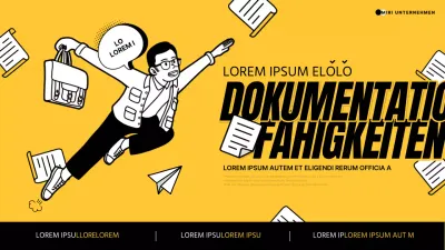 Förderung des gelb-schwarzen Trends bei der Organisation von Dokumenten