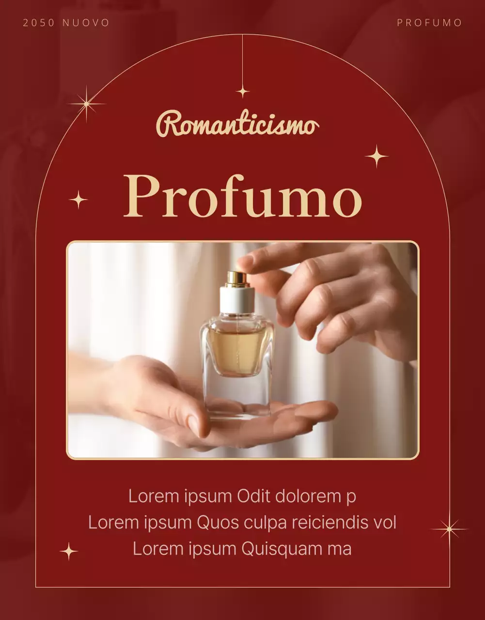 Promuovere una fragranza natalizia verde e lussuosa