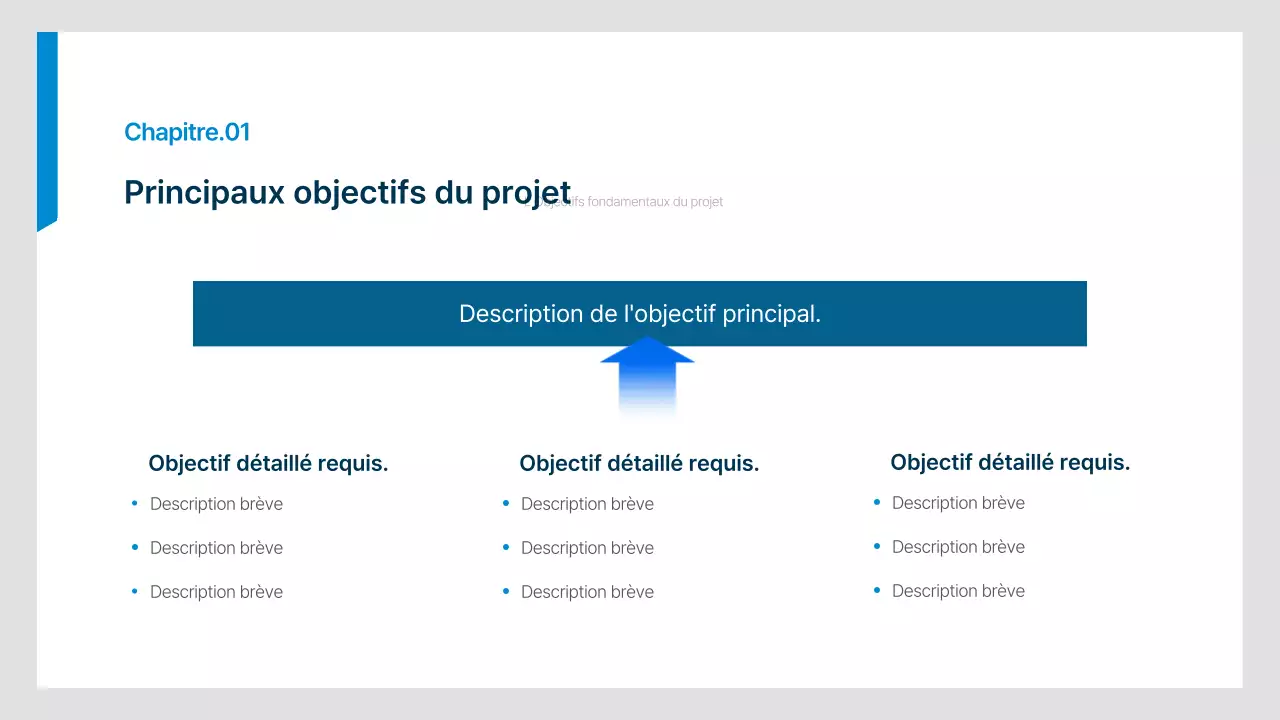 Plan d'affaires simple d'un employé de bureau en bleu et bleu marine