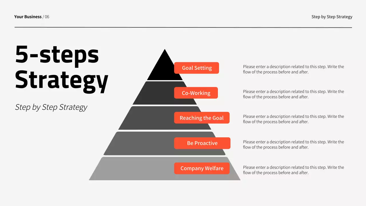 오렌지 모던 모티베이션 가이드 프레젠테이션