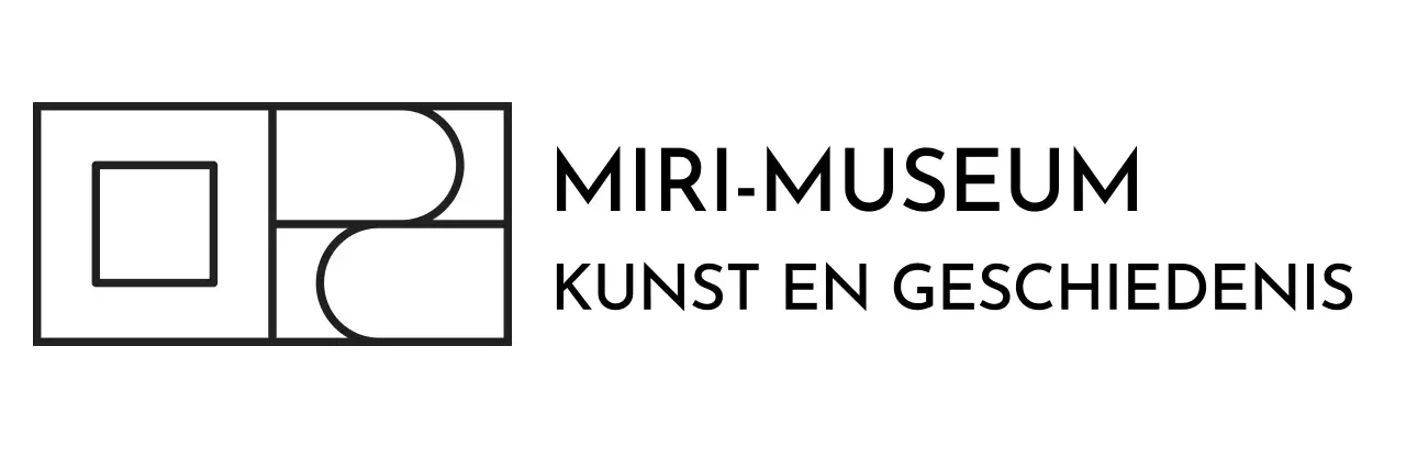 Merklogo met een kunstgalerieconcept