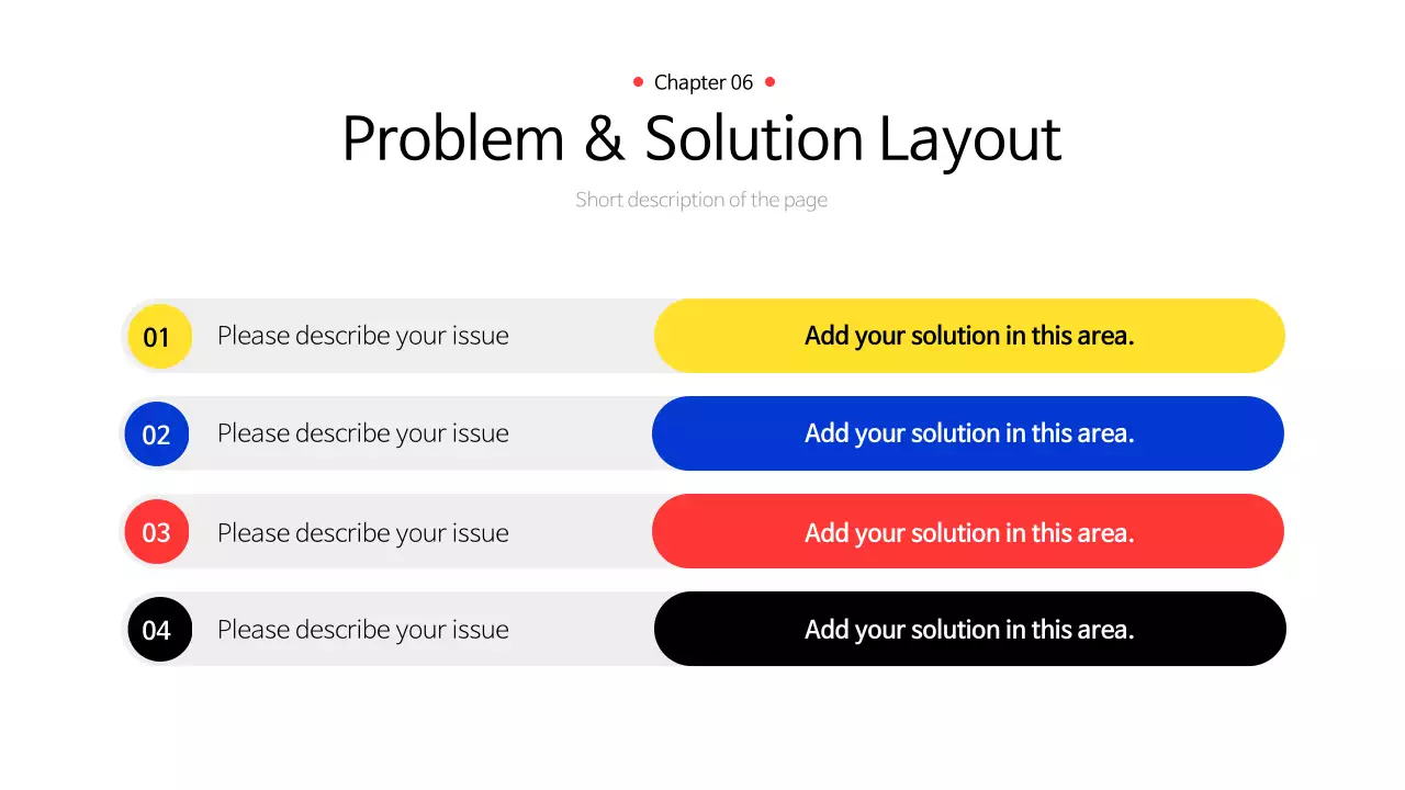 Yellow and red geometric business report
