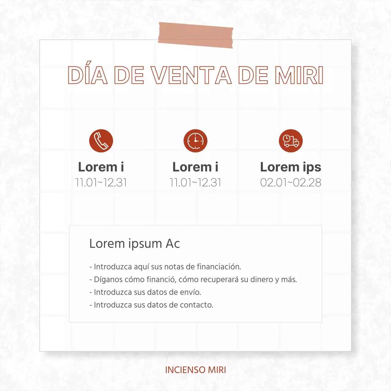 Moderno anuncio de incentivos en rojo y blanco