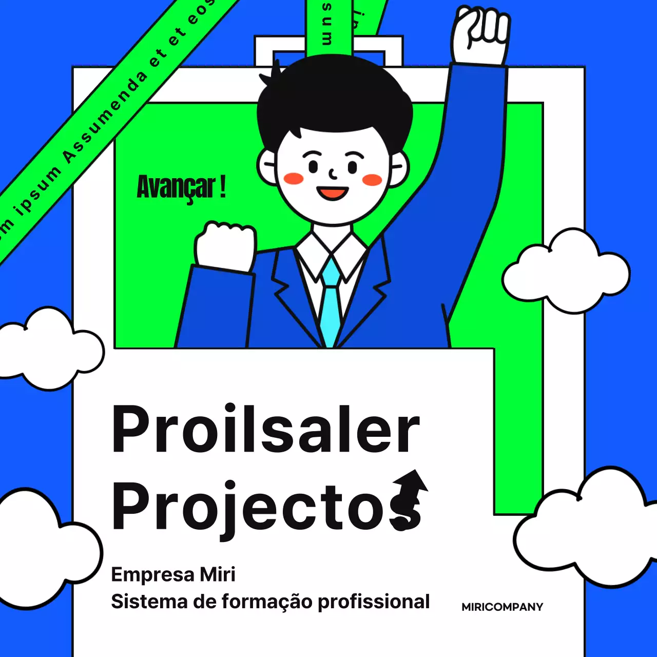 Tutorial do sistema de formação profissional simples da Blue