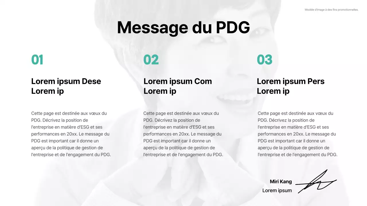 Une touche basique avec des accents de menthe Rapport ESG