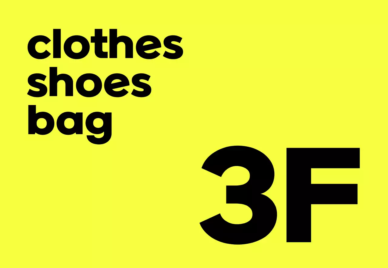 심플하고 깔끔한 느낌의 브랜드 편집샵 간판