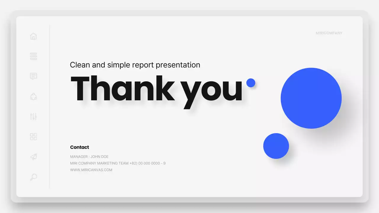 블루클린 비즈니스 보고서 프레젠테이션