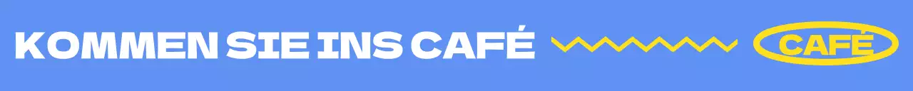 Hippes Café-Briefpapierkonzept mit geometrischen Linien