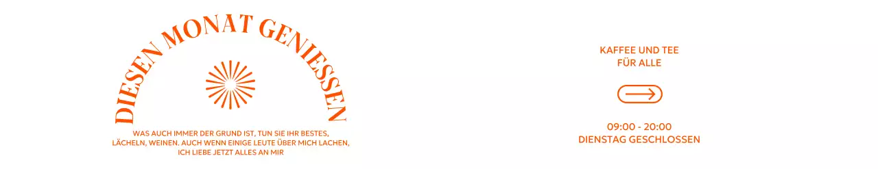 Gestaltung eines Cafés mit sinnvoller Typografie