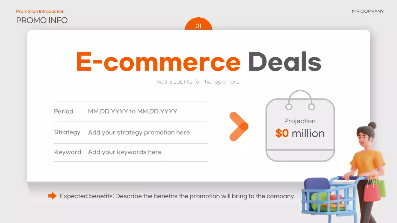 Orange Professional Promotion Plan Presentation