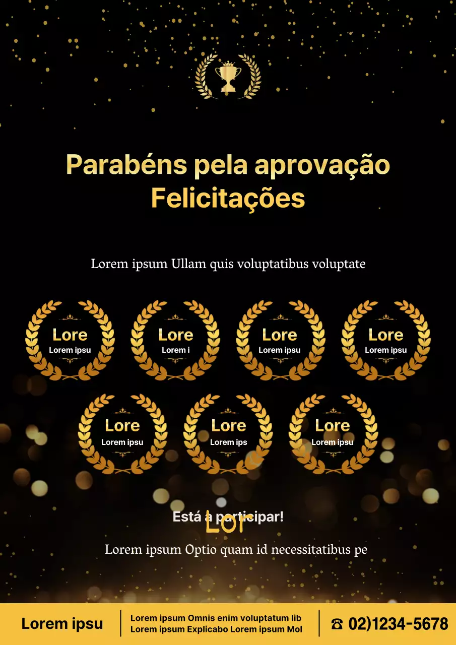 Anúncio das aceitações universitárias de luxo do Black and Gold
