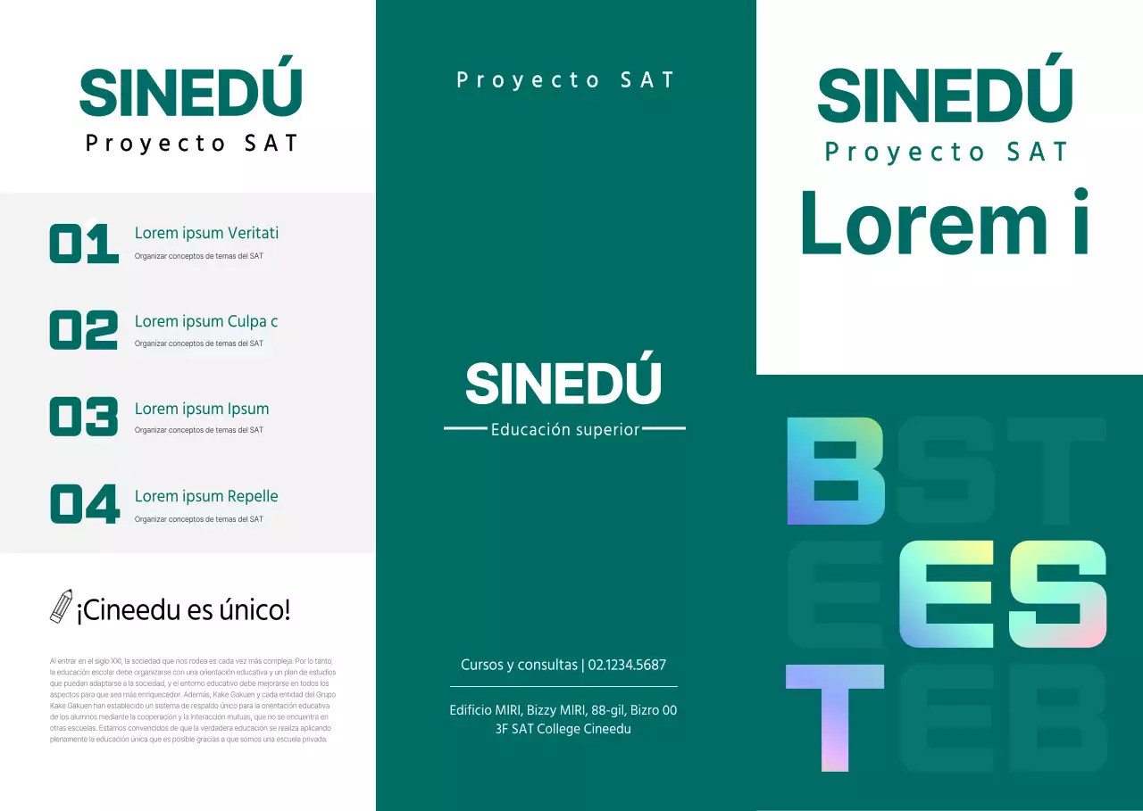 Acerca de los especiales SAT de Deep Green Tone