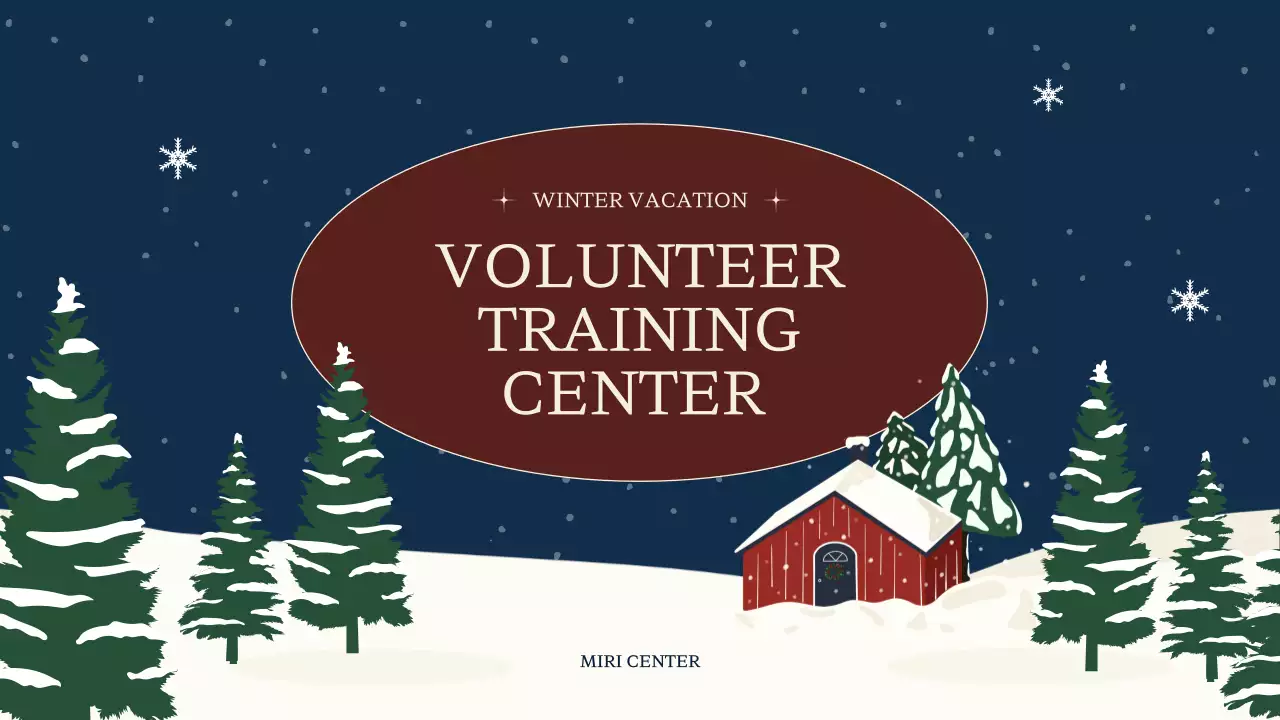 Navy Rustic Volunteer Guide Presentation