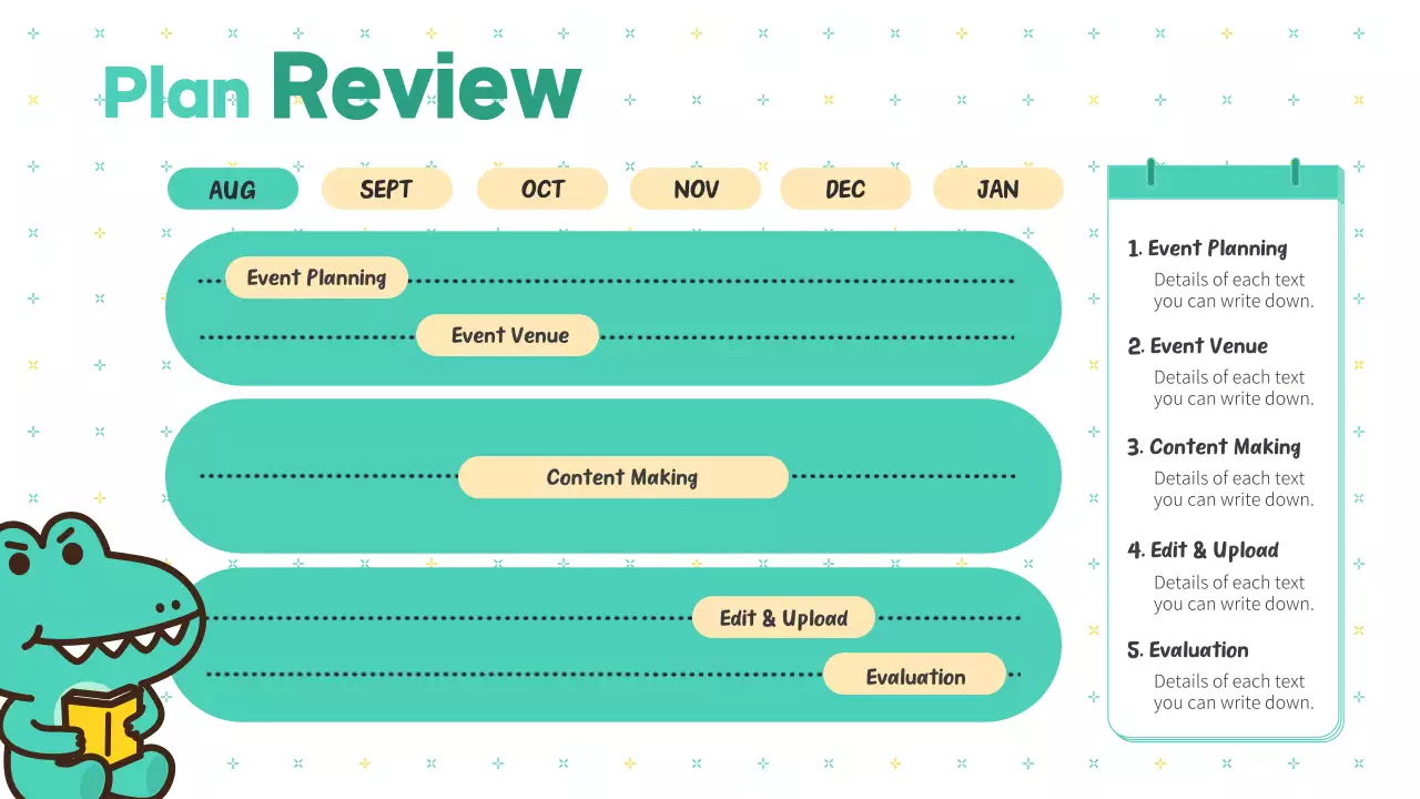 Ghi chú tiếp thị hoạt hình Mint