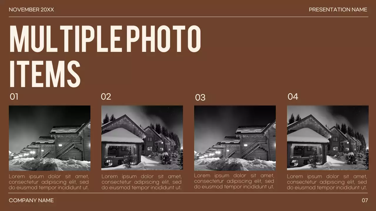 Presentasi Panduan Minimalis Brown