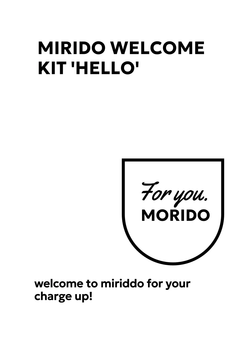 고딕체와 필기체가 있는 기업 회사 웰컴키트