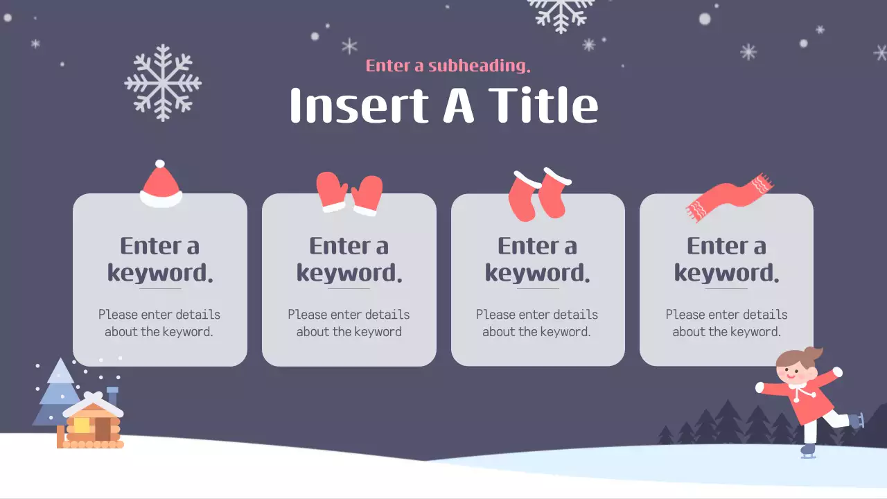 네이비 애니메이션 자원봉사 가이드 프레젠테이션