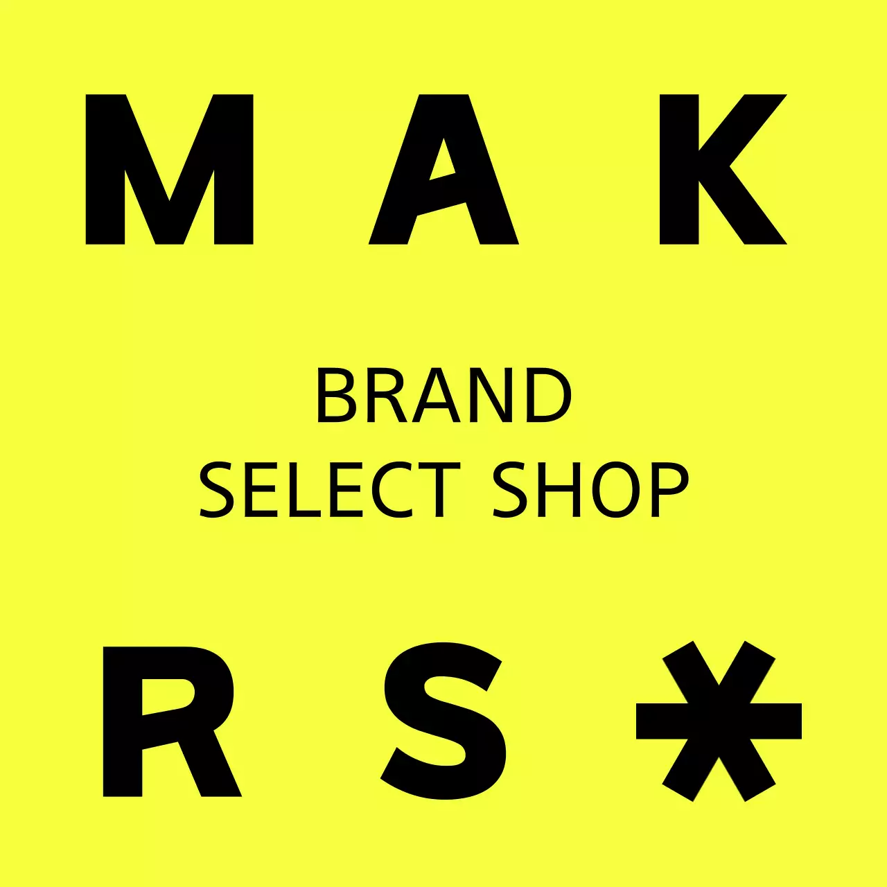 A simple, clean-lined sign for your branded editorial shop