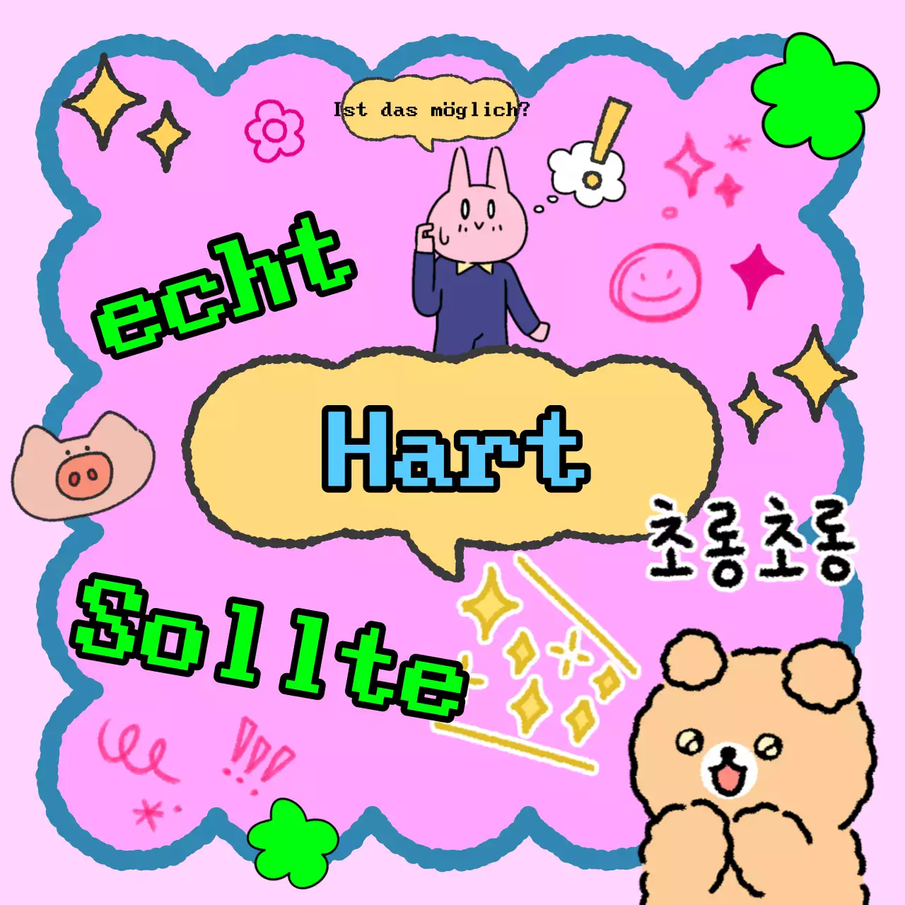 Rosa, kitschig und frisch