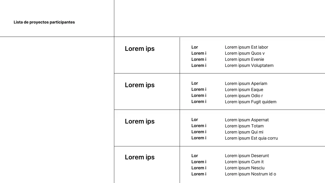 Una sencilla cartera profesional en blanco y negro