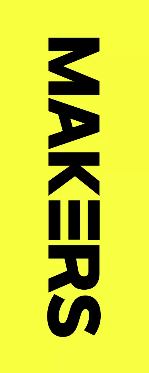 A simple, clean-lined sign for your branded editorial shop