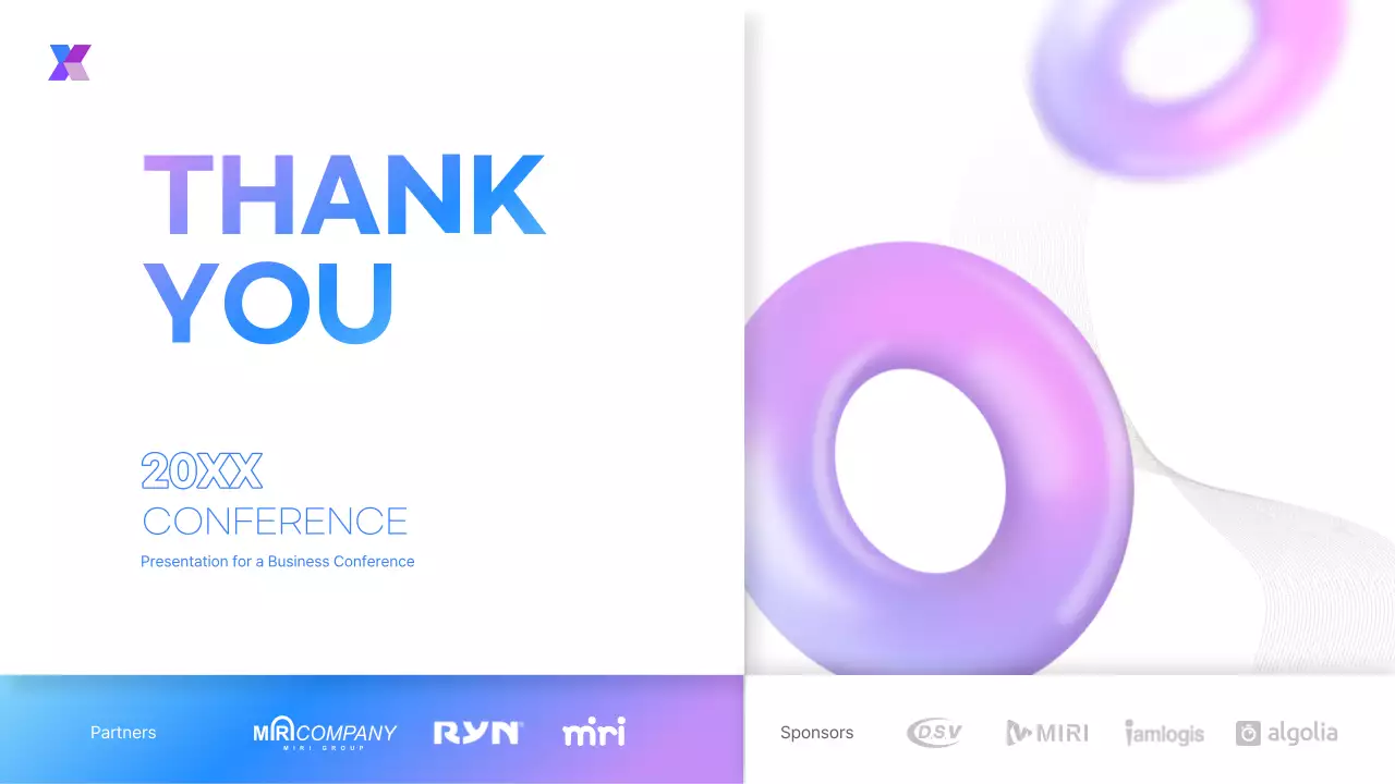 블루 모던 비즈니스 일정 프레젠테이션