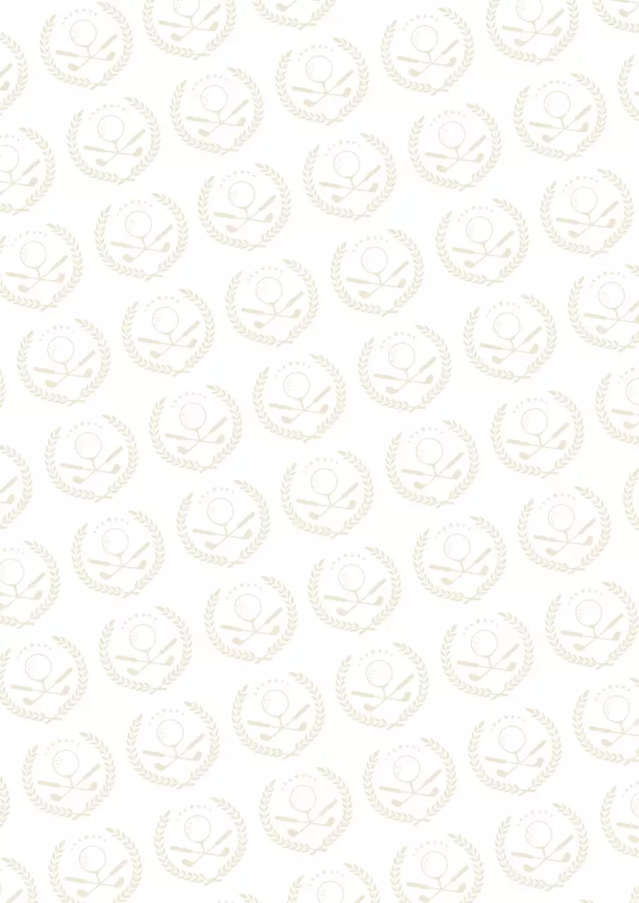 高級感のあるゴルフのイラストが描かれたスポーツアワード