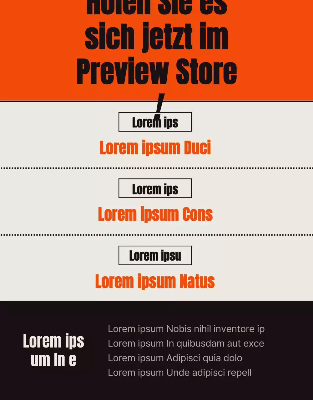 Ein klassischer Leitfaden für Fördermittel mit orangefarbenen Akzenten