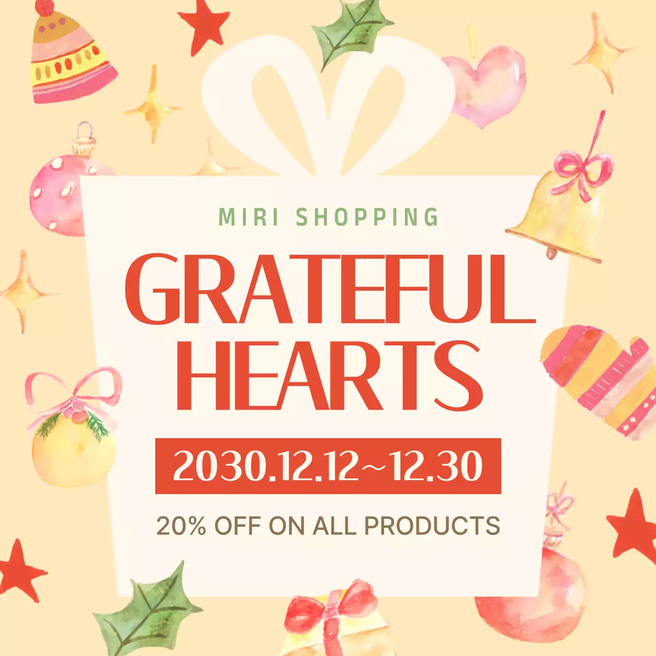 Promote a discount on a cute yellow and red gift frame