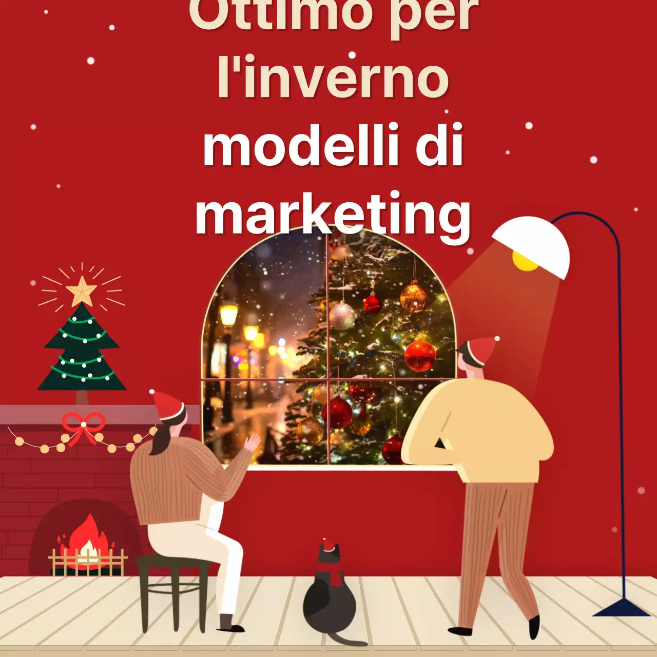 Un annuncio di marketing virale con un tocco di rosso