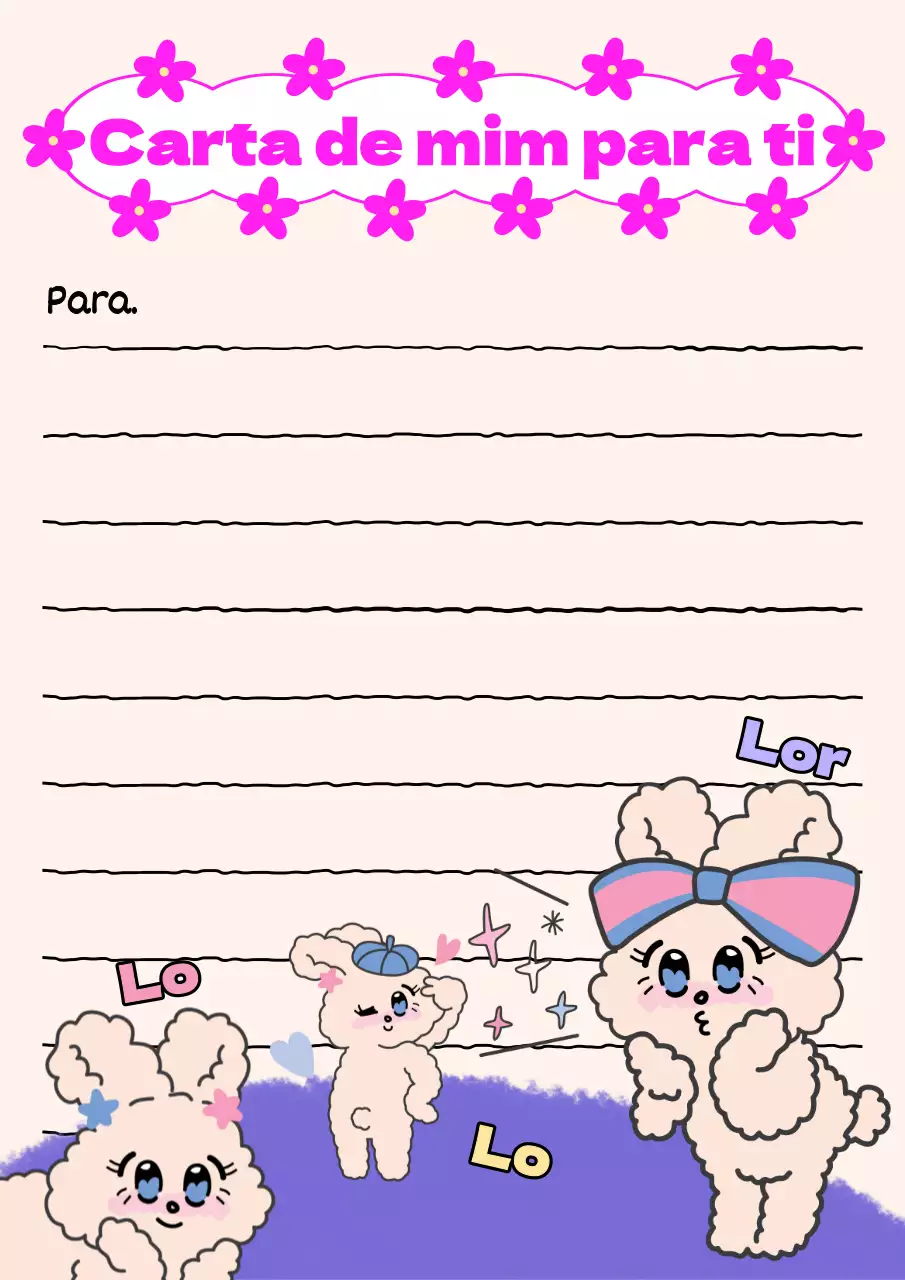 Tuíte de papelaria kitsch com fundo cor-de-rosa