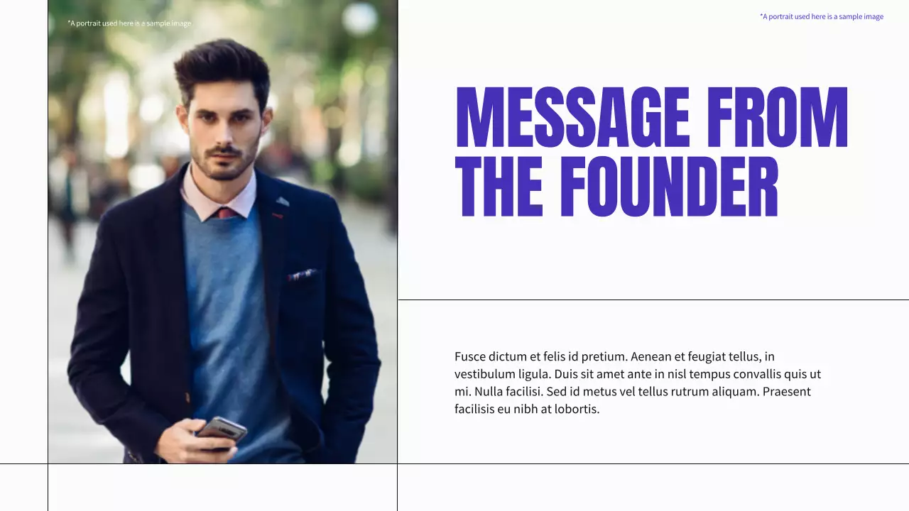 Blue Modern Business Profile Presentation