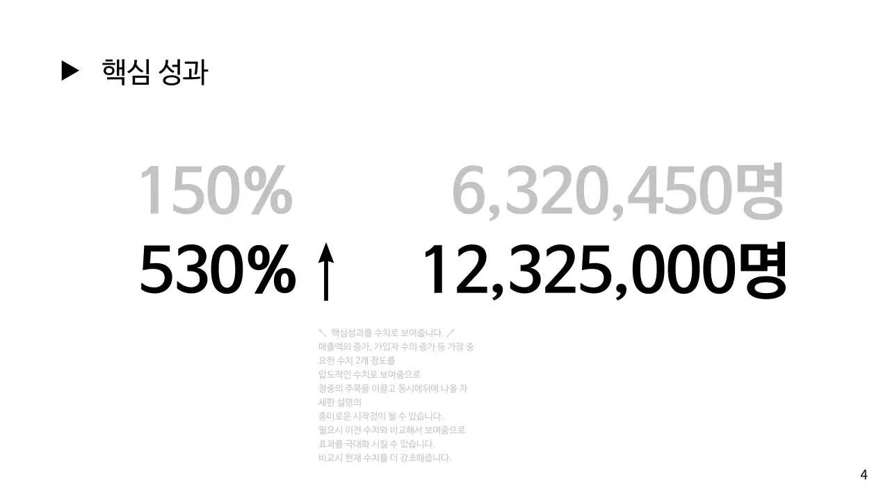 흰색의 단순한 전략 컨설팅 보고서