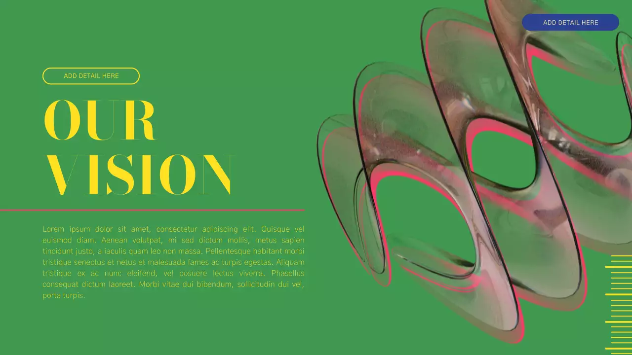 Green and Pink Modern Business Profile Report