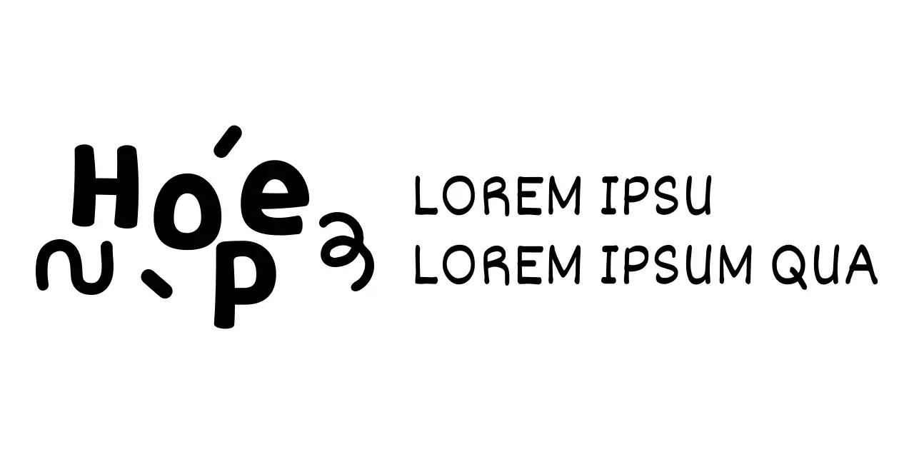 Centro di assistenza all'infanzia con illustrazioni e caratteri graziosi