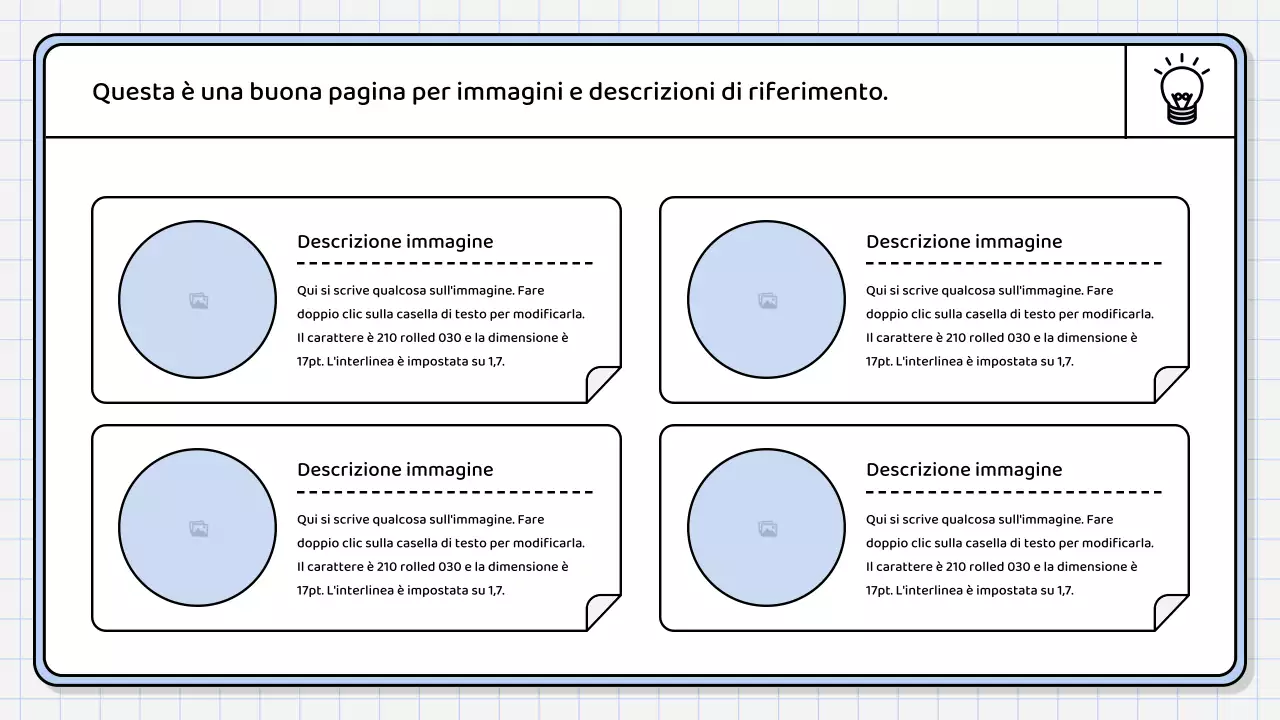 Un semplice rapporto di sintesi di colore blu chiaro