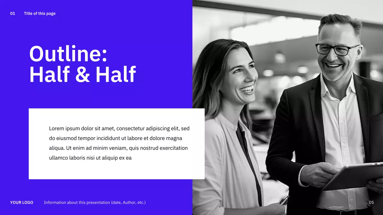 Blue Modern Guide Presentation