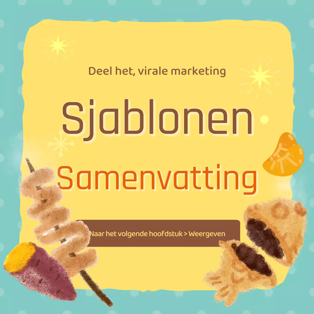 Een gezellige winterse virale marketingadvertentie in mint en bruin