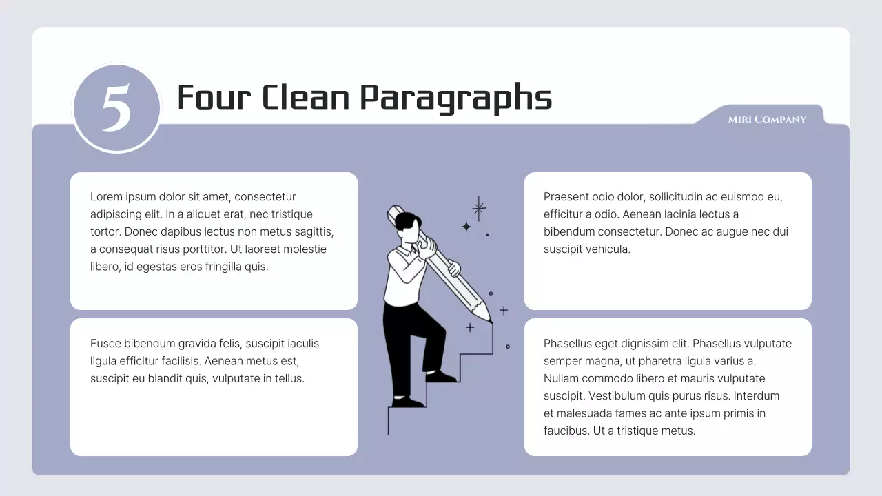 연보라와 회색의 단순한 텍스트 많이 쓸 수있는 기획서