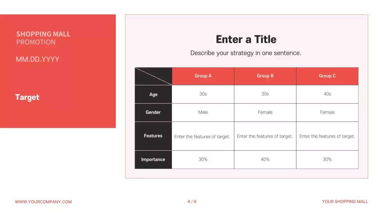 Red Modern Promotion Plan Document Presentation