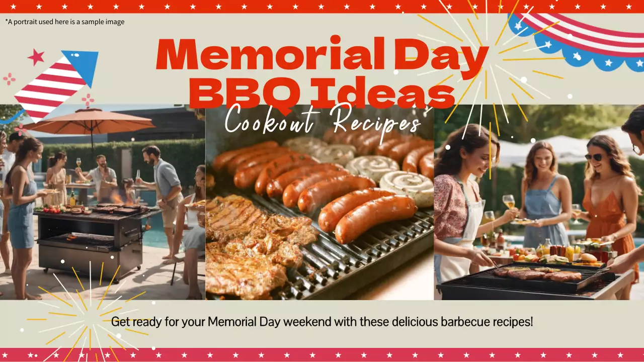 Red Traditional Bbq Promotion YouTube Thumbnail