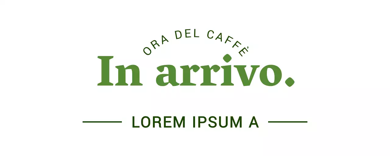 Segnaletica del caffè di ispirazione vintage