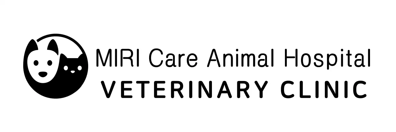 Veterinary clinic logo in the form of a dog and cat icon