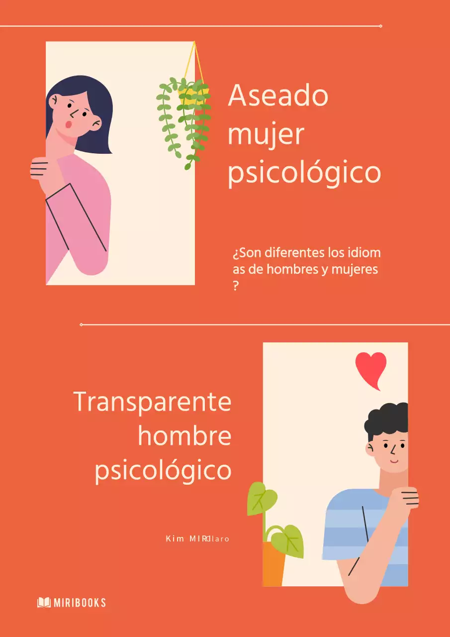 Cubre amor minimalista en naranja