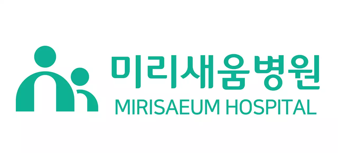 심플한 일러스트 컨셉의 병원 로고