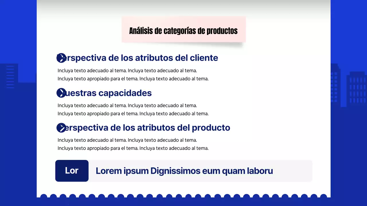 Informe de investigación de mercado con el concepto básico de recibo azul y blanco