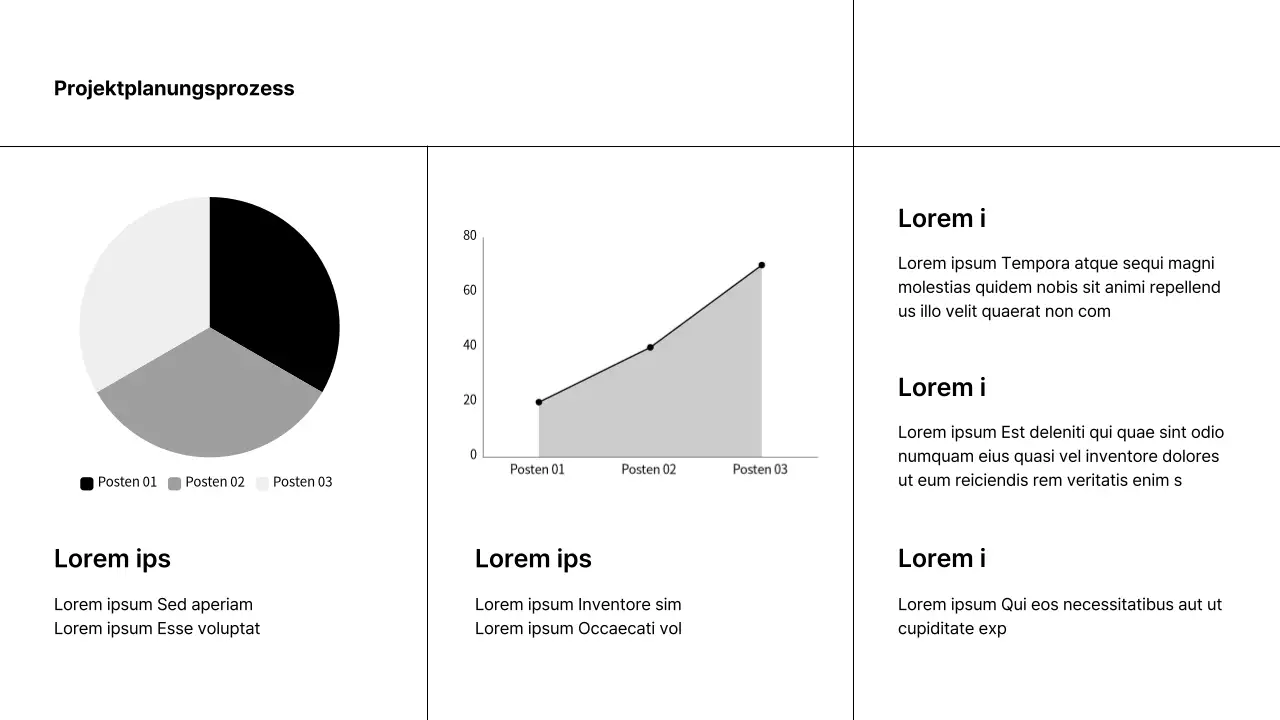 Eine einfache Karrieremappe in schwarz-weiß
